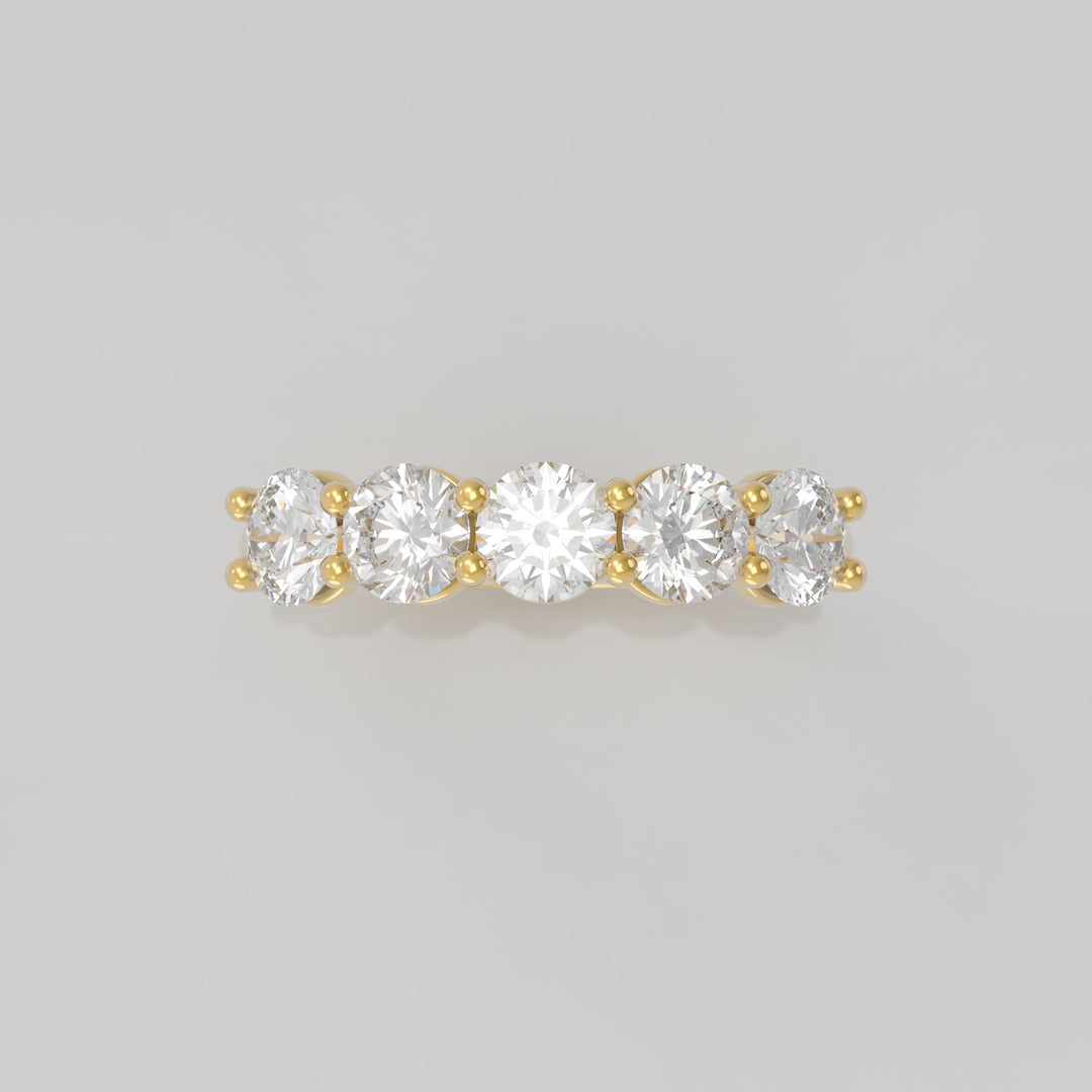 FLORENCE 5 STONE DIAMOND RING