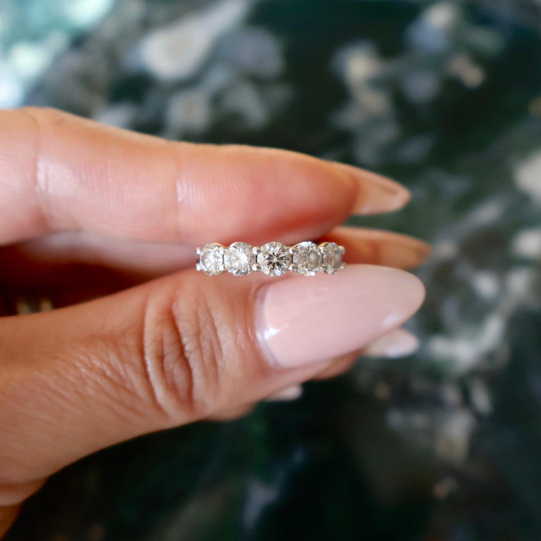 FLORENCE 5 STONE DIAMOND RING