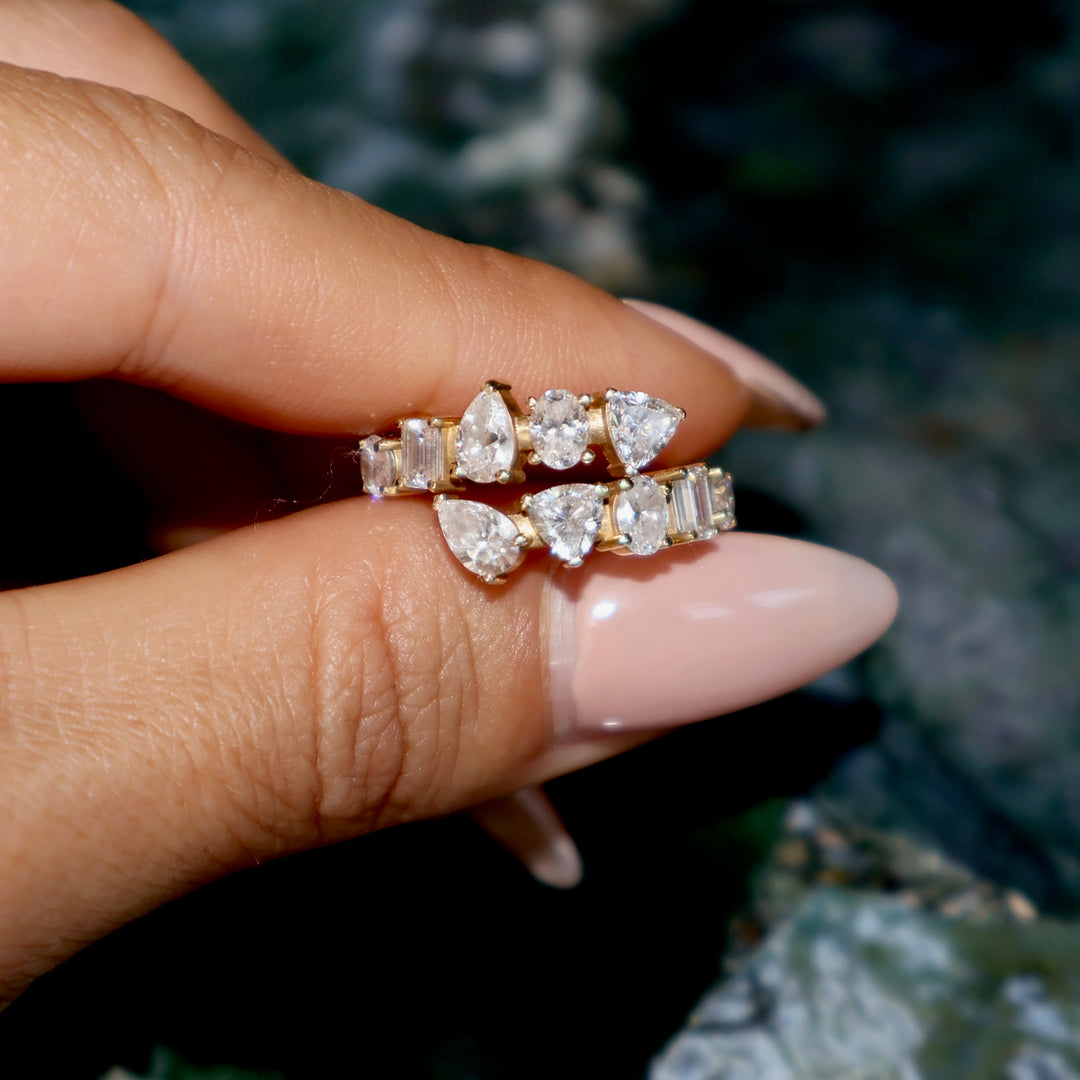 FIONA FANCY SHAPE DIAMOND WRAP RING