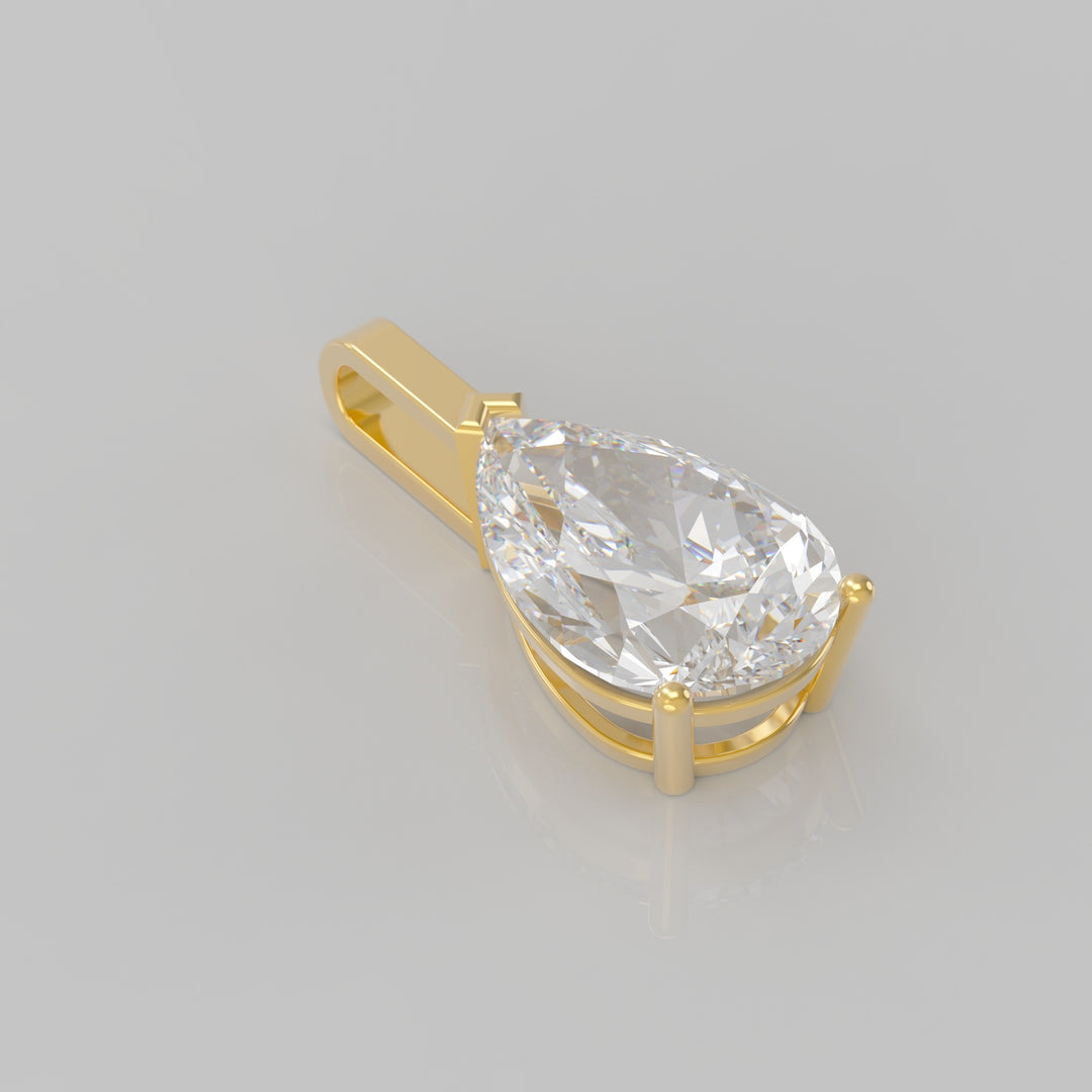 MARGOT PEAR DIAMOND PENDANT
