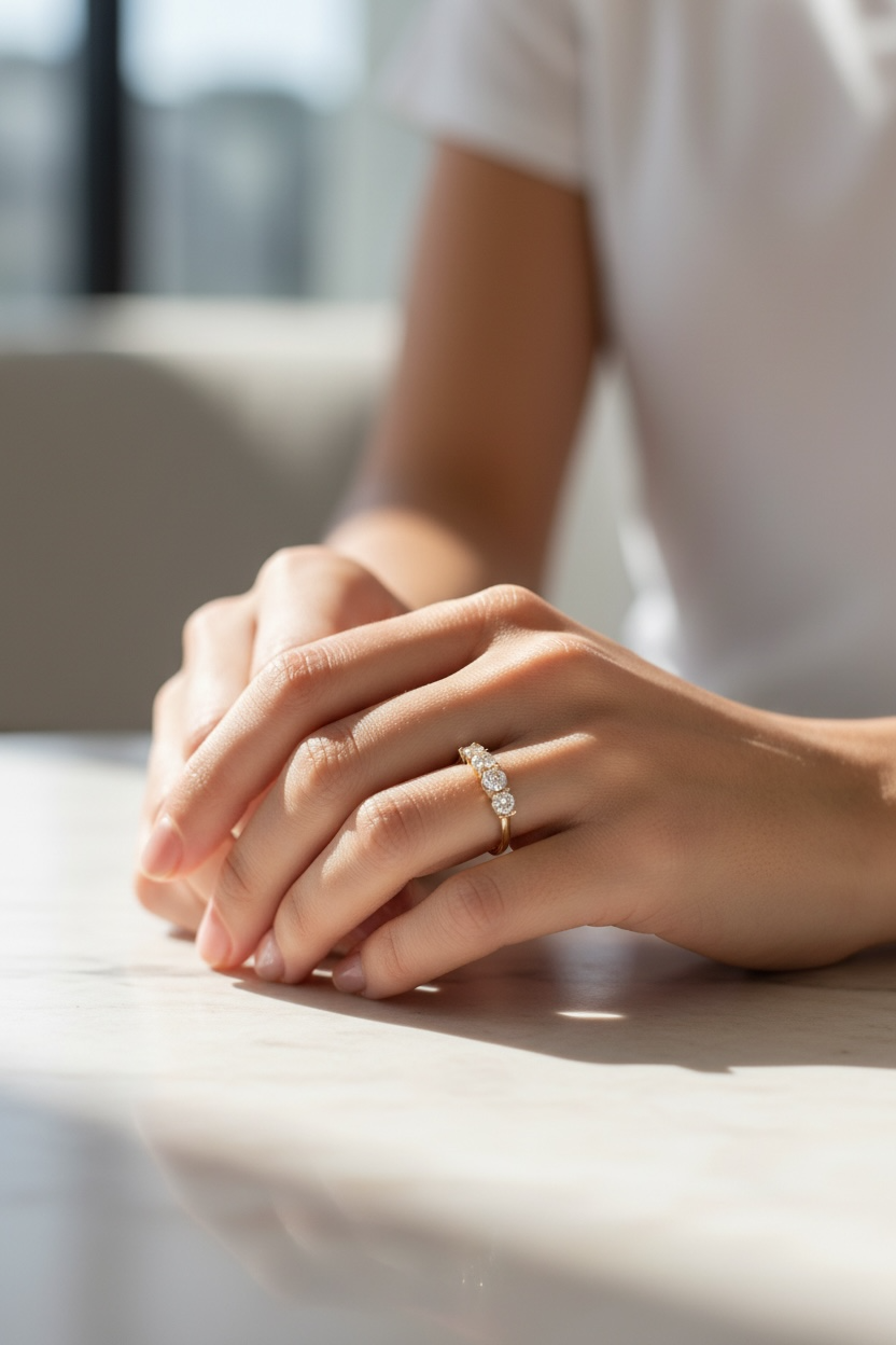 FLORENCE 5 STONE DIAMOND RING