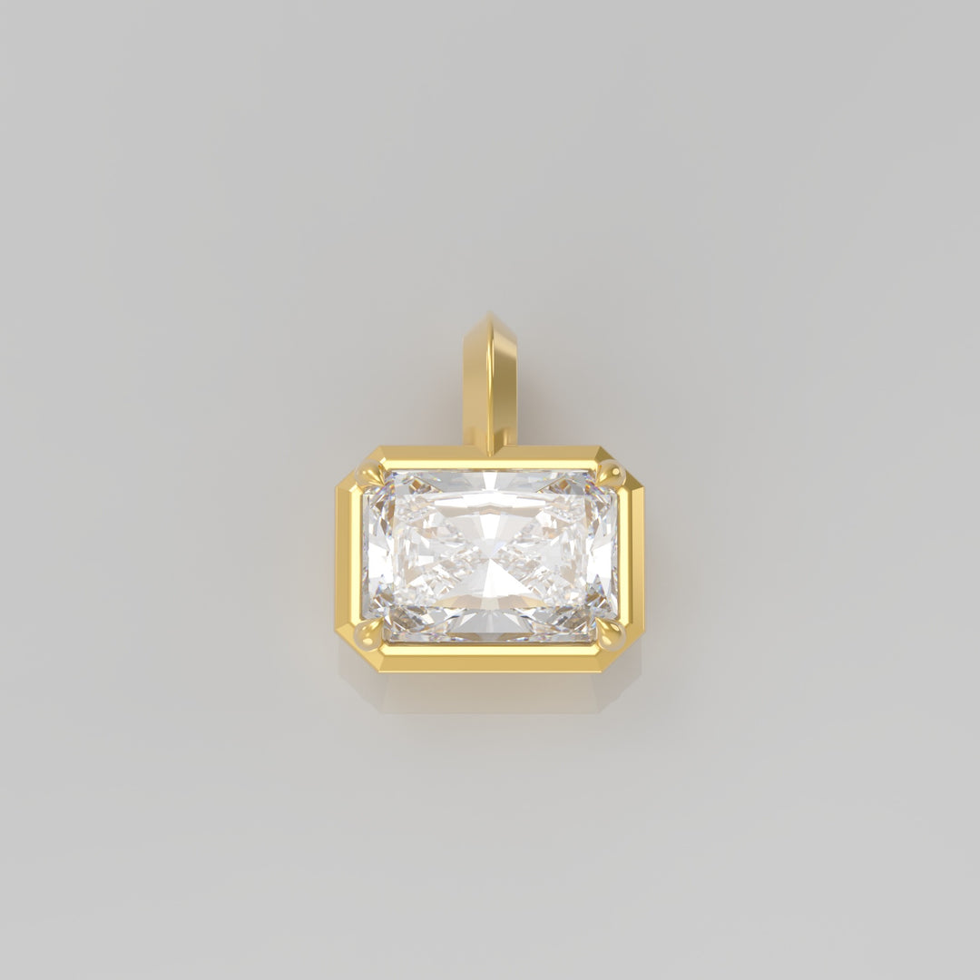 MADELINE EAST WEST RADIANT DIAMOND PENDANT