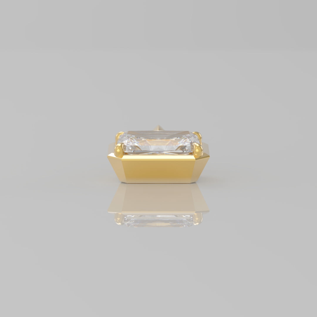 MADELINE EAST WEST RADIANT DIAMOND PENDANT